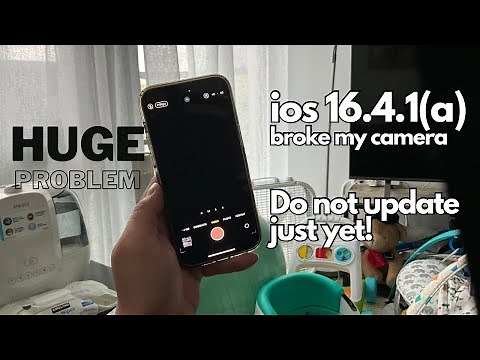 iOS 16.4.1 (a) Update Broke My Camera And Screen is Stuck! How To Fix it
