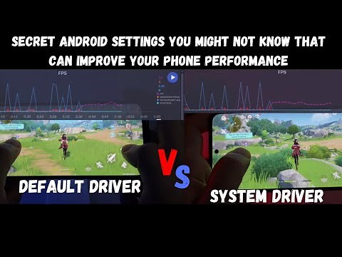Android Default Driver VS System Driver - What's the difference?