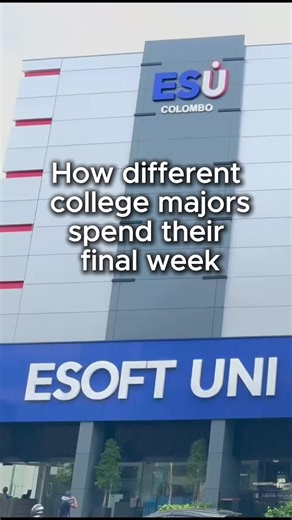 How College Majors Spend Their Final Week