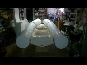 Homemade 3,60m rigid hulled boat. Construction summary