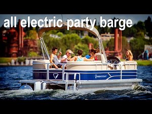 All Electric Pontoon: Sun Tracker 20 DLX Party Barge