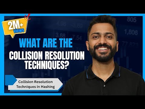 L-6.2: Collision Resolution Techniques in Hashing | What are the collision resolution techniques?