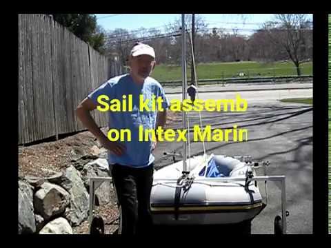 How To Install Sail Kit on Intex Mariner 4 - SailboatsToGo.com