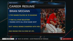 Congratulations to Brian McCann on a marvelous career! | MLB Network