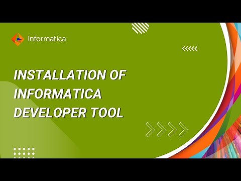 Installation of Informatica Developer Tool