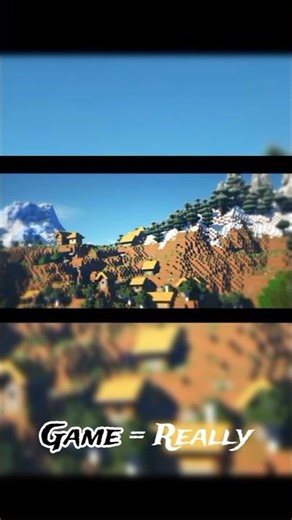 Minecraft Graphics Edit 🔥🔥 | Realistic Look in MCPE / Java 😱#shorts
