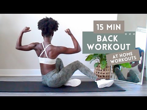 15 MINUTE BACK WORKOUT FOR STRONGER BACK + BETTER POSTURE | NO EQUIPMENT | BEGINNER + INTERMEDIATE