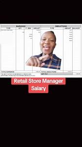 Retail Store Manager Salary | Boni Xaba