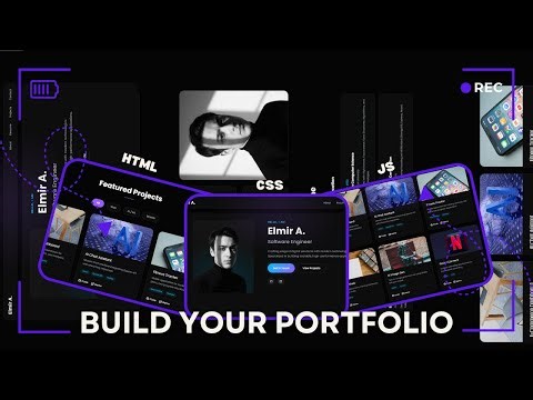 Build a Responsive Portfolio Website with HTML, CSS & JavaScript