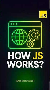 How JavaScript Actually Runs in Browser ⚡ #javascript #webdevelopment #frontend #coding #shorts