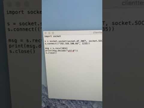 TCP Socket Program using python