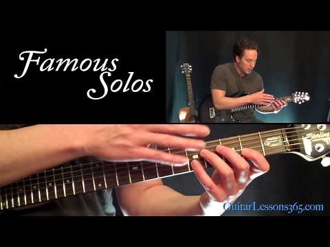 Eruption Guitar Lesson - Tapping Section - Van Halen