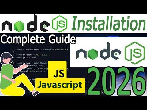 How to Install NodeJS on Windows 10/11 [ 2026 Update ] Node JS and JavaScript Programming Tutorial