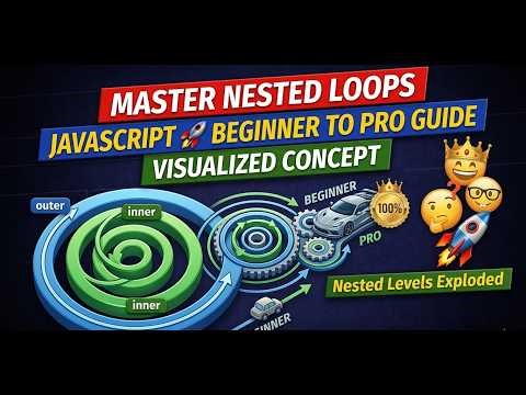 JavaScript Nested Loops Explained 🔥 | Master Loop Inside Loop Easily