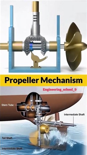 Propeller Mechanism Working Principle Explained | How Propellers Generate Thrust 😱🪝