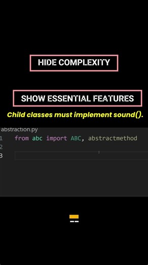 Python Interview Question 🤯 What is Abstraction? (Car Example Explained) #coding