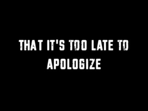 Justin Timberlake apologize lyrics