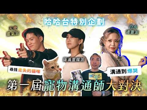 寵物溝通師大對決！看照片尋找走失貓咪？快速通靈車輪戰！現場溝通到爆哭！《哈哈台特別企劃》【哈哈台】