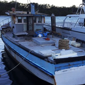 [ONLINE BOAT AUCTION] Unreserved 52ft Retired Trawler The vessel is located in Laurieton, New South Wales and will be available for sale by Online Auction on November 2-7, 2018. Boat is in poor condition as has not been run for over a year. Inspection is highly recommended. For more information, visit http://bit.ly/2O0D8gM | Marine Auctions