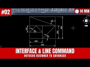 Mastering AutoCAD: Line Command & Interface Made Easy | part 02
