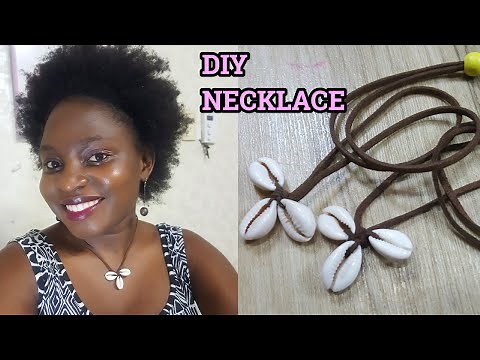 DIY Shell Necklace (2020)| Nice & Easy 5 Minute Craft | Macrame tieing