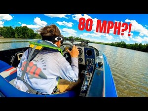 Speed Testing 30 Year Old Gambler Bass Boat! Will It Hit 80MPH?!