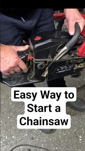 How to Start a Cold Chainsaw Easily | Giteksas Tips