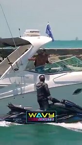 Boat Crashes into Jetski at Haulover Inlet! Who is at fault here? | Wavy Boats ➡️ Follow Wavy Boats for more original boat videos! The largest boat action network across all platforms! #wavyboats #hauloverinlet #hauloverboats #haulover #boats | Wavy Boats