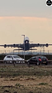 A380 generating endless power to lift-up! 😱🛫...British Airbus A380 🇬🇧✈️👑... British Airways #british #airbusa380 #takeoff #heathrowairport #planespotting | Raj Aviation