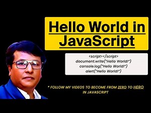 Hello World Program in #JavaScript | Programming with Rakesh