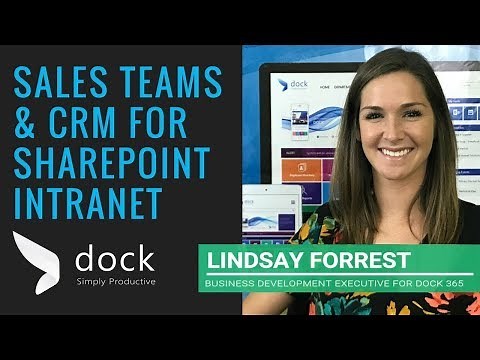 Sales Teams & CRM Management using SharePoint Intranet