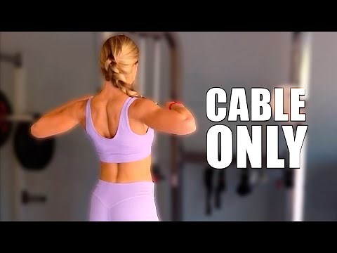 7 BEST BACK EXERCISES | CABLE MACHINE WORKOUT