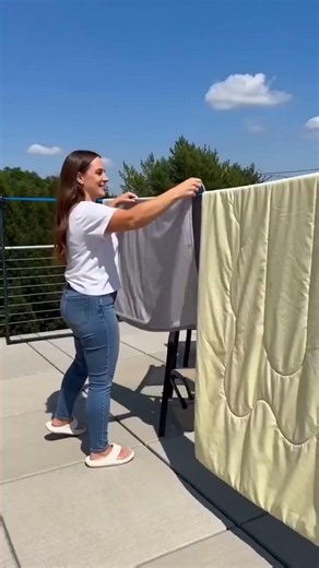 5M Windproof Portable Clothesline with Hooks