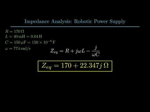 Why Your Robot Lags: Visualizing RLC Impedance with Manim