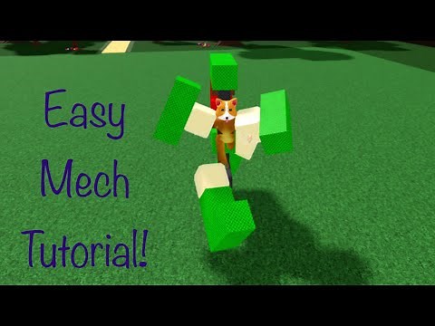 HOW TO MAKE A MECH IN BUILD A BOAT FOR TREASURE | Simple tutorial