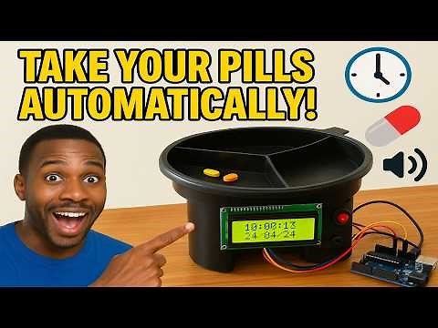 Arduino Automatic Pill Dispenser | Real-Time Alarm Demo for Medicine Reminder Project