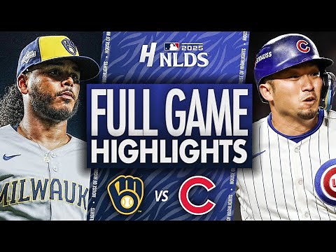 Milwaukee Brewers vs Chicago Cubs - GAME 4 FULL HIGHLIGHTS | October 9, 2025 MLB Playoffs