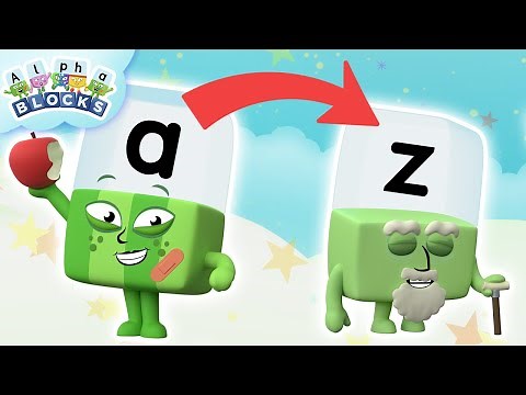 The Entire Alphabet from A to Z 🔤 | Learn to Read and Spell for Kids | ‪@officialalphablocks‬