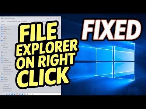 How to Fix File Explorer Crashing After Right Click on Desktop Windows 11 File Explorer Crashing