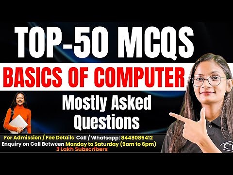 Computer Basic MCQs | Top 50 Computer Basic Questions & Answers | Computer Tech Academy