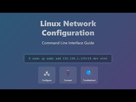 Linux Network Configuration: Command Line Essentials for Beginners