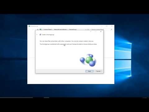 How To Create A Homegroup - Windows 8/10
