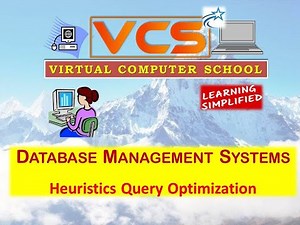 DBMS Heuristic Query Optimization