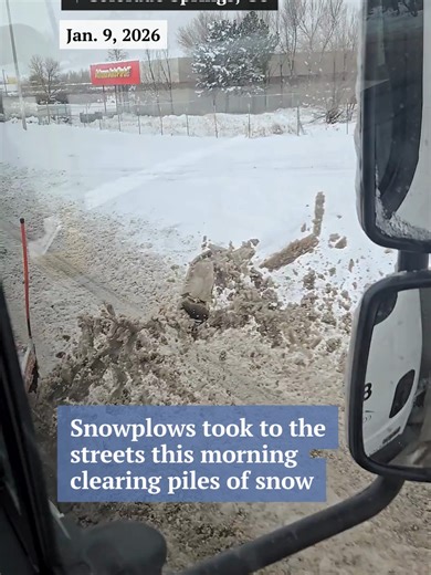 During an unusually warm winter, Colorado Springs finally saw snow blanket the roads Friday morning. Snowplows started early to clear over 5,000 lane miles of roadway around the city. Although many have seen these snowplows around the city, few know what it is like inside them. We take a ride with Nick Medina, senior equipment manager for Colorado Springs public works department as he clears a path between Academy Boulevard and Austin Bluffs Parkway. #colorado #coloradosprings #snowplow #snow #s