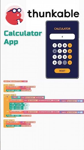 Calculate Your Way to Fun: Embark on an App Adventure with Thunkable!📱✨#AppDev #Thunkable #Coding