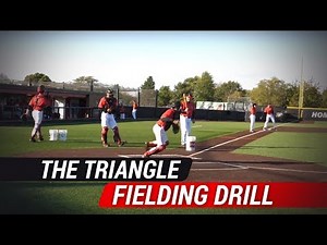 Baseball Infield Skills and Drills - The Triangle Drill - Ball State University Coach Rich Maloney