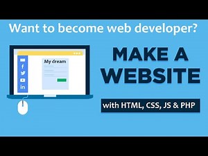 How To Create A Dynamic Website With HTML, CSS, JAVASCRIPT AND PHP/MYSQL - Part 1