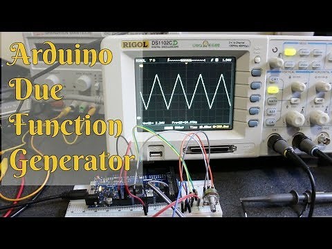 Arduino Due Simple Function Generator Example