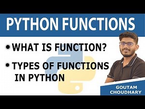 #23 Types of Functions in Python - Python Programming Tutorial for Beginners