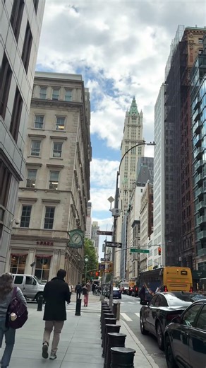 Peaceful Walk Around Downtown NYC 🚶‍♂️🏙️ #youtubeshorts